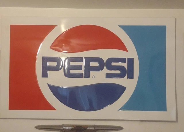 Vintage Pepsi Cola Soda Advertising Embossed Metal Sign Stout 1-91 -Pickup Only!