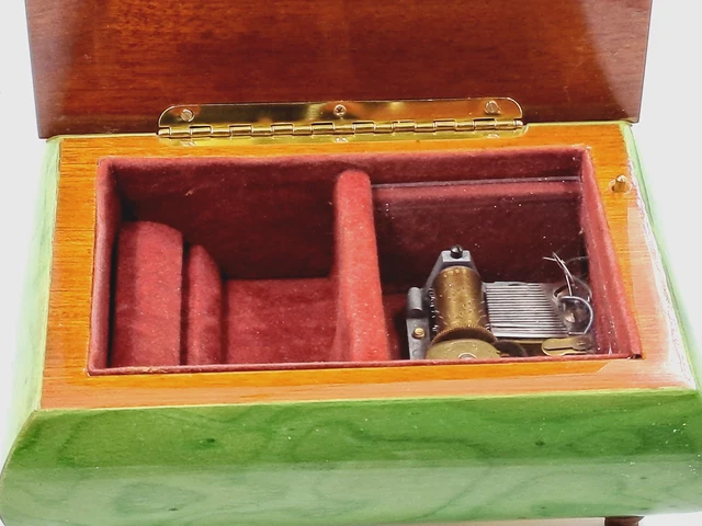 Coffret à Bijoux Musical Reuge Music – Suisse, Neuf Avec étiquettes, Boîte à Musique