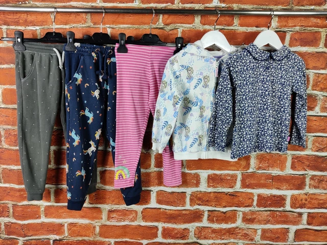 GIRLS BUNDLE AGE 3-4 YEARS NEXT M&S etc JOGGERS JUMPER TOP LEGGINGS FROZEN 104CM