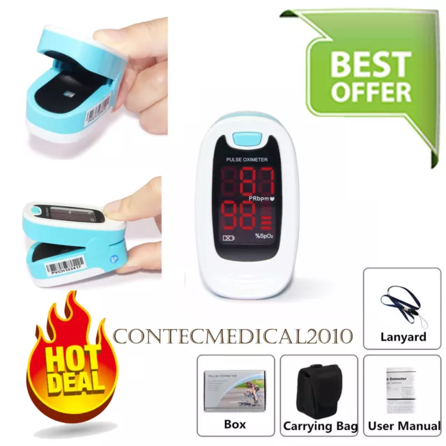 NUEVO Bid Pulso Dedo Oxigeno Oximeter Pulsioximetro Pulsómetros pulse SPO2 PR