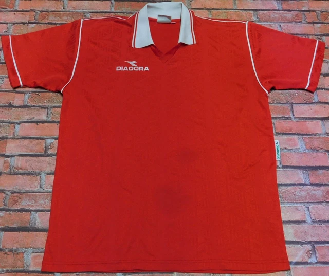Diadora Maillot Football Nolel la Rue Vintage Fabriqué En Italie (274
