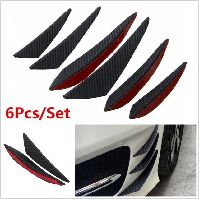 Cache-moyeux En Fibre Carbone Noir/rouge Universel 68mm - Protège Et Stylise Vos Jantes !