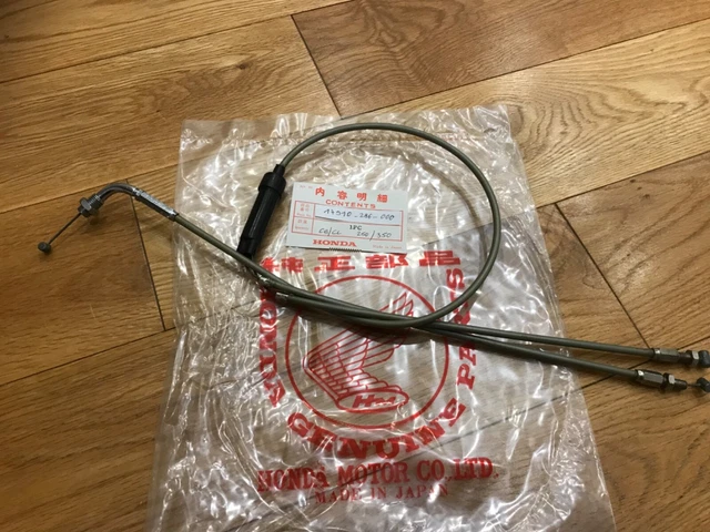 Honda CB 250 / CB 350,  NOS genuine throttle cable / câble neuf d’origine de gaz