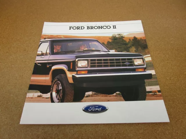 1988 Ford Bronco II sales brochure ORIGINAL 16 page dealer catalog literature