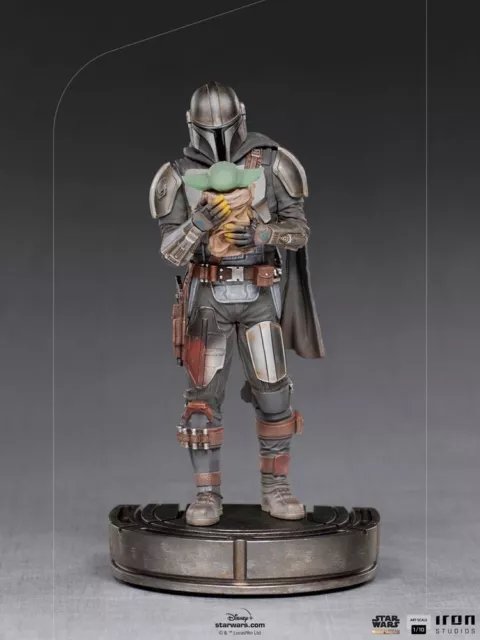 Iron Studio BDS Art 1/10 Scale Star Wars The Mandalorian with Grogu