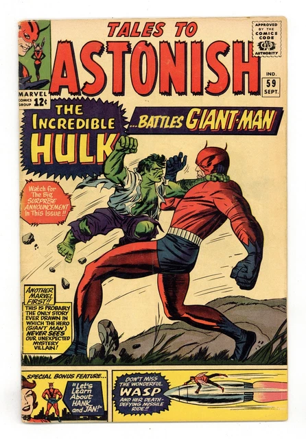 Tales to Astonish #59 GD+ 2.5 1964