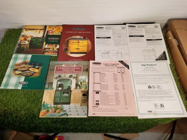 AGA - Rayburn 1998 Brochure Pack, Price List, Instructions & Cook Book