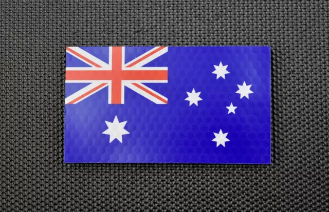 SOLAS Reflective Australian Flag Patch AUS Police Army Navy Air Force Digger ADF