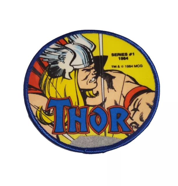 "Thor" Marvel Super Heroes 1984 Series 1 Sew on Patch Badge