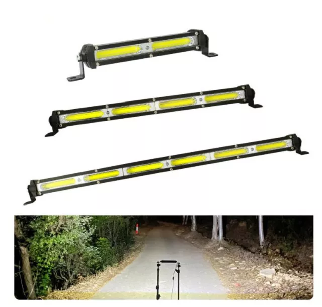 Car COB LED Work Light Bar Off Road Spot Lamp Strip12V 24V for SUV ATV Truck