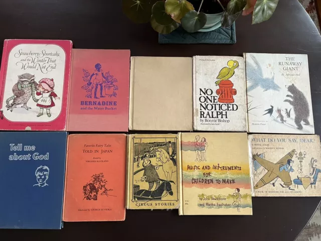 Lot Of 10 Vintage Children's Hardcover Books