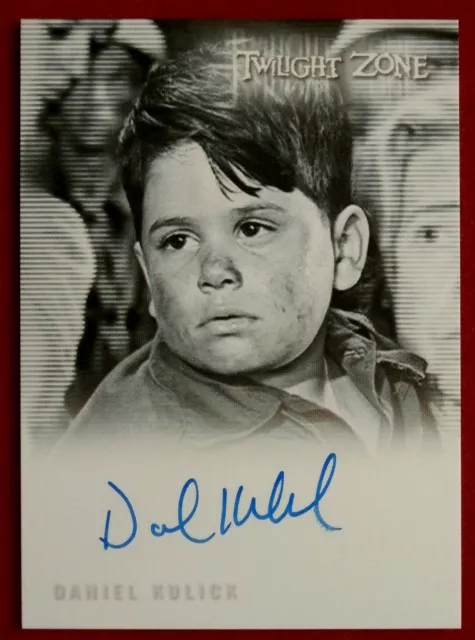 TWILIGHT ZONE - DANIEL KULICK - Hand-Signed Autograph Card - LIMITED EDITION