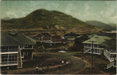 PC CPA PANAMA ADMINISTRATION BUILDING BALBOA HEIGHTS Vintage Postcard b26289 