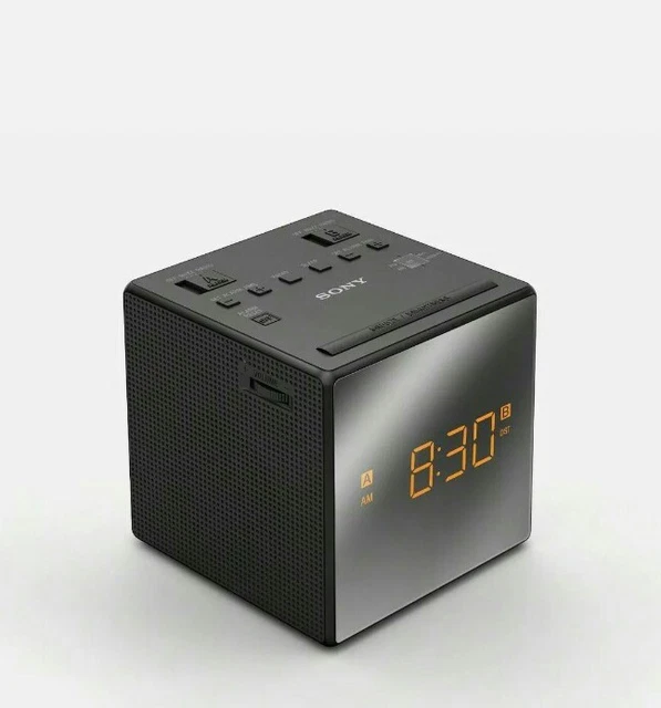 SONY ICFC1T AM/FM Digital Alarm Clock Radio Back Up Built IN