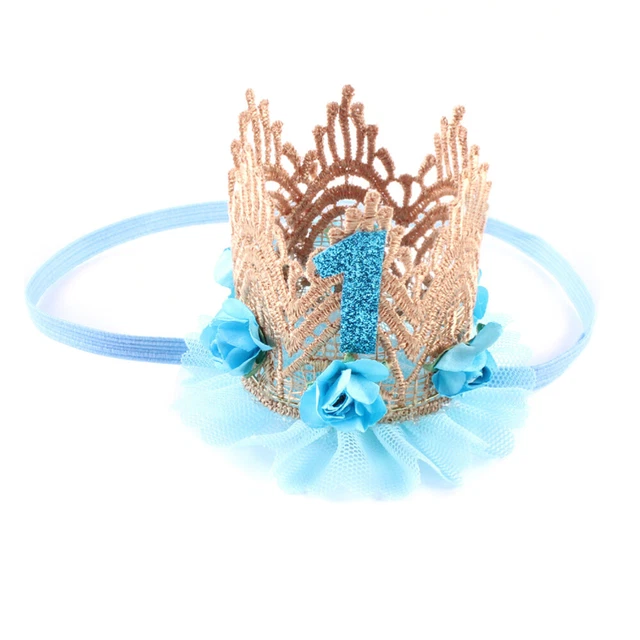 Copricapo archetto prima corona fiore tiaras bambine compleanno bambini