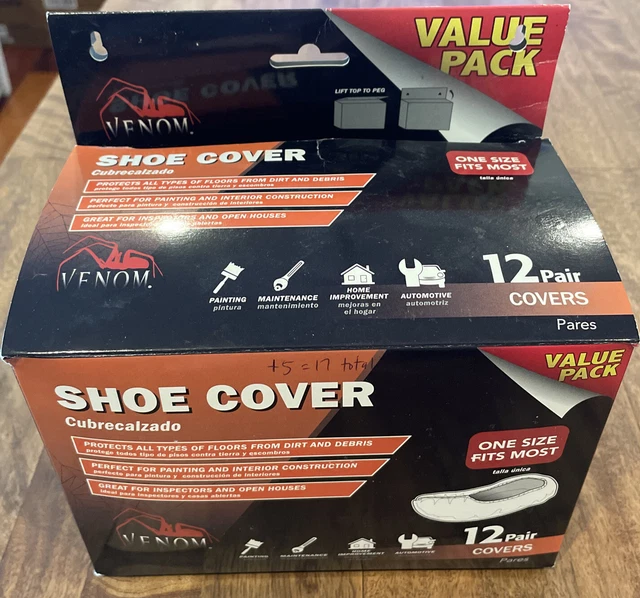 Medline Venom Shoe Covers  17 Total Pairs