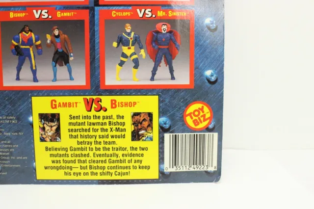 Marvel Comics X-Men Steel Die-Cast Mutants  Gambi VS Bishop NIP 4