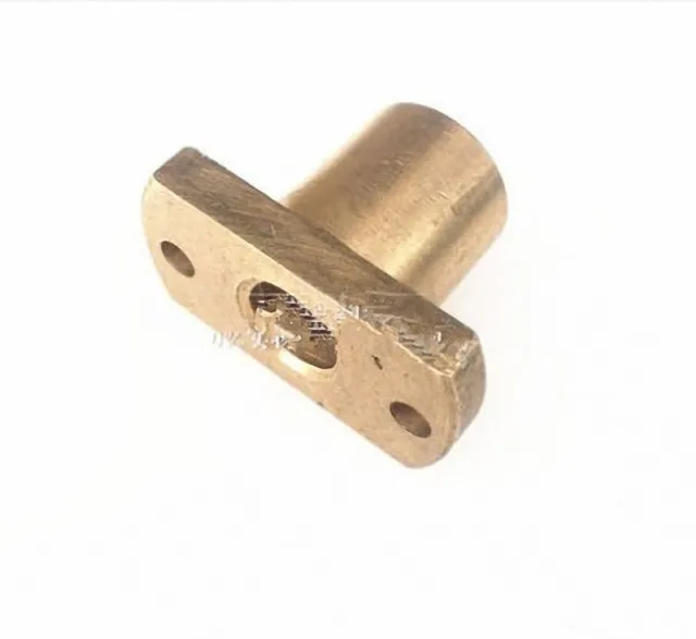 T10x2 - T25x5 Right Flange Trapezoidal Nut for CNC Router Motion Machine Drive