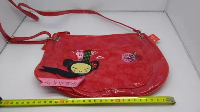 Vintage Pucca Saddle Bag Red RARE BRAND NEW