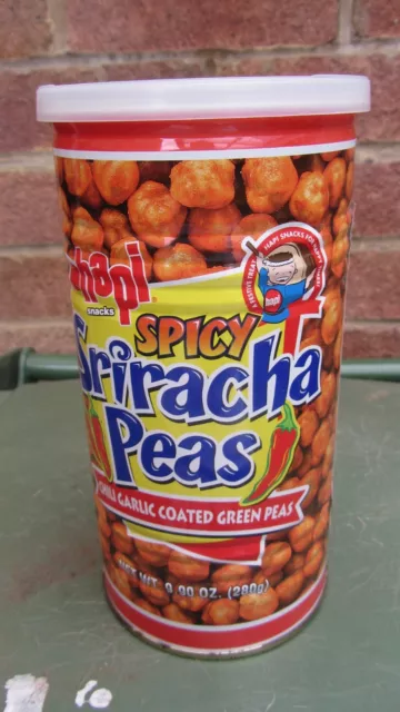 Spicy Sriracha Peas Tin (Empty)