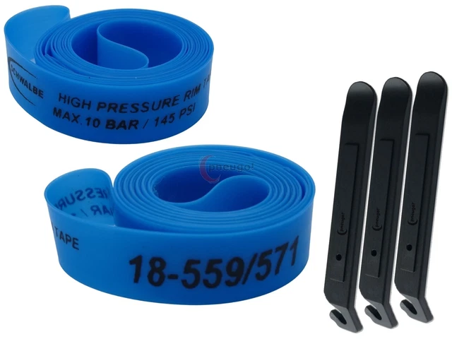 2x Schwalbe Felgenband Super HP 26 Zoll 18-559 (B: 18mm D: 559mm) +3 Reifenheber