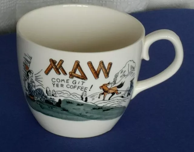 Vintage Funny Hillbilly Coffee Mug Cup Porcelain Ceramic Hand Painted Large