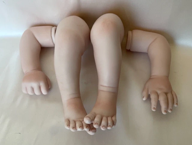 Painted Hands/Feet For 19" Dianna Effner Mix & Match Babies