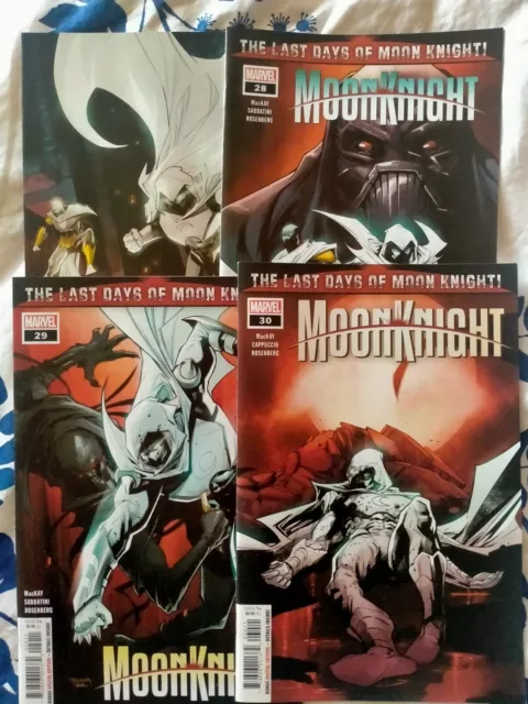 Moon Knight 27-28-29-30 Lot De Comics Marvel En Vo - The Last Days Of Mn