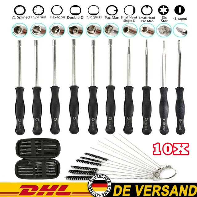 Tournevis De Réglage Carburateur 90° - 48cm Pour ATV, UTV, Motoneiges - Pointe Rotative - Métal Et ABS