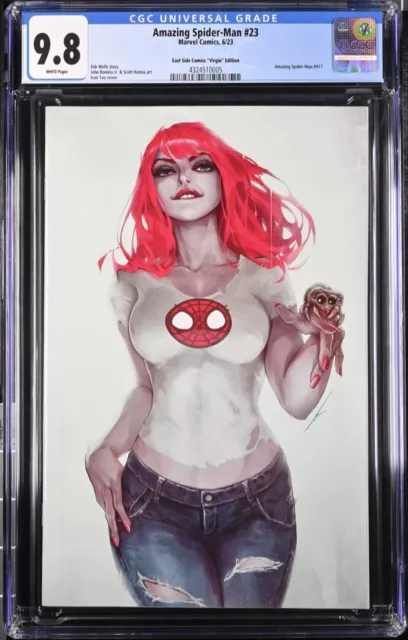 Amazing Spider-Man 23 CGC 9.8 Ivan Tao East Side Comics Virgin Edition w/ COA