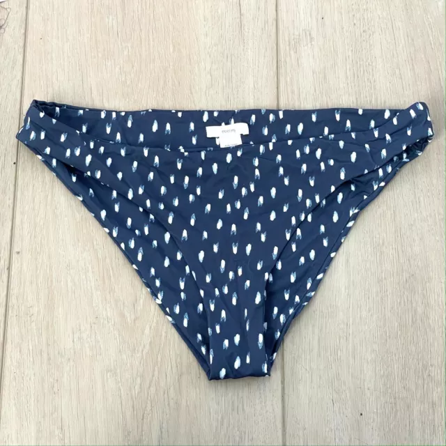 Eberjey Size Medium Swim Bikini Bottom Navy Blue