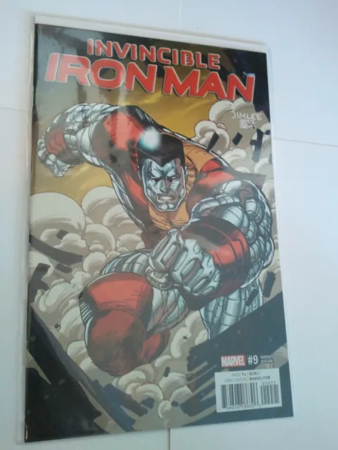 Invincible Iron Man # 9 NM Jim Lee Variant Cvr Riri Williams Ironheart Disney+ S