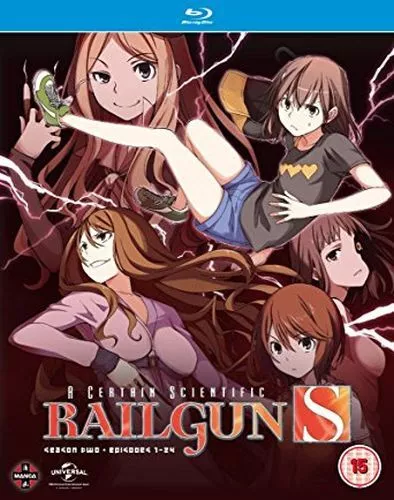 A Certain Scientific Railgun Season 2 Episodes 1 To 24 Blu-Ray +[Uk] Newbluray