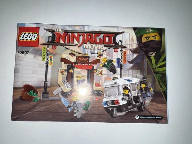 LEGO 70607 NINJAGO Movie Police Tuc-Tuc +Ins No Minifigures Or