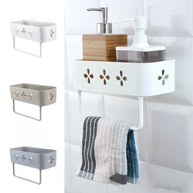 Étagère de douche d'angle de salle de bain blanche/grise/khaki avec design dou
