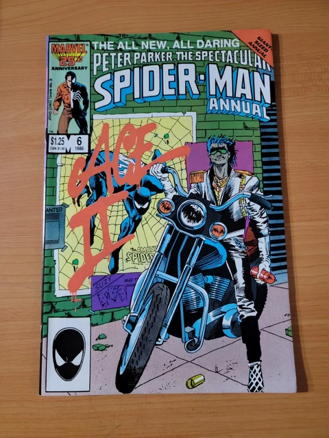 Spectacular Spider-Man Annual #6 Direct Market ~ NEAR MINT NM ~ 1986 Marvel