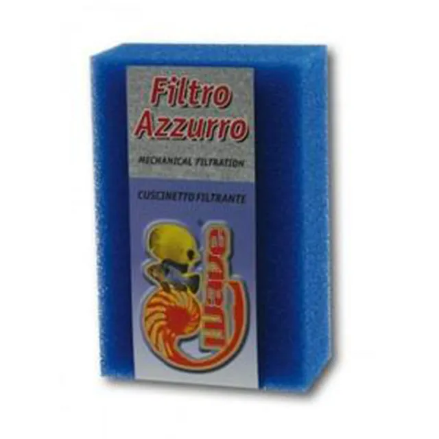 RECAMBIO ESPUMA FILTRANTE 12x18x6cm  FOAMEX azul, para Filtro Acuario