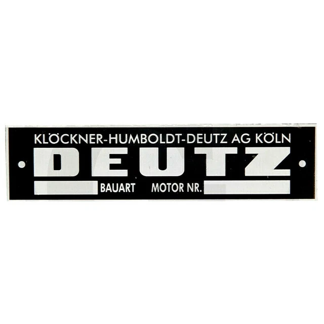 Delegro - Deutz Emblem Schriftzug 06-er Baureihe (einzelne Buchstaben
