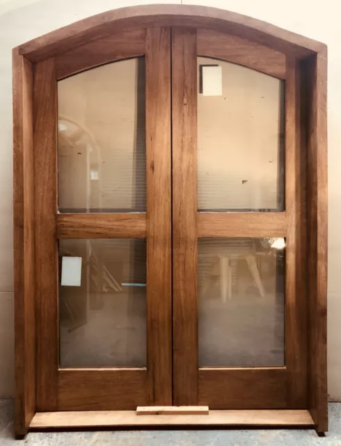 Rustic door solid wood oak mahogany alder birch maple Choose species/size Glass