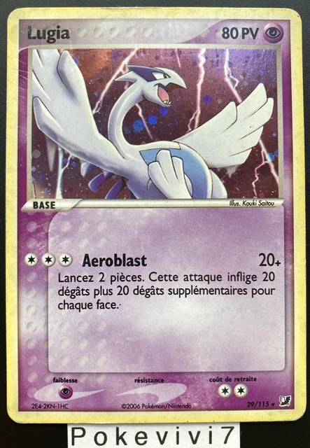 Carte Pokemon LUGIA 29/115 Holo Bloc EX Forces Cachées FR