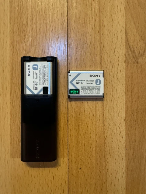 Two Sony NP-BJ1 batteries Plus Charger