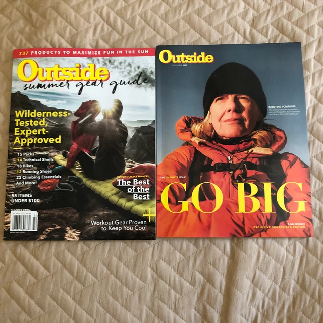 OUTSIDE MAGAZINE MAY June 2023 Issue Plastic Wrapped Includes Summer