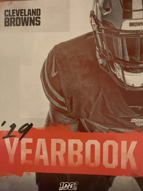 2019 Cleveland Browns Yearbook Nfl Football Program Afc Super Bowl Champs !!