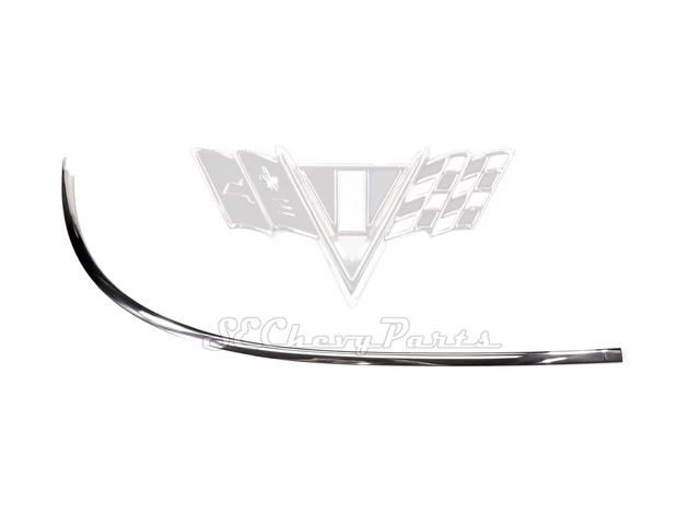 1961-1962 Chevy Hardtop Sedan Lower Windshield Molding RIGHT SHOW