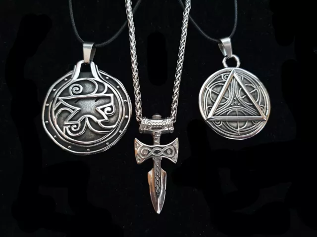 Amulets of the Nine Divines / The Elder Scrolls Skyrim Cosplay Necklace 3