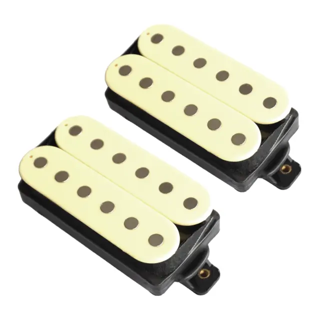 Modern Humbucker Pickups Cream for Les Paul SG Guitars (Bridge+Neck or Set) Open