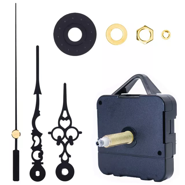 Practical Quartz Clock Movement Mechanism Long Spindle Gold Hand DIY Tool Kit XY