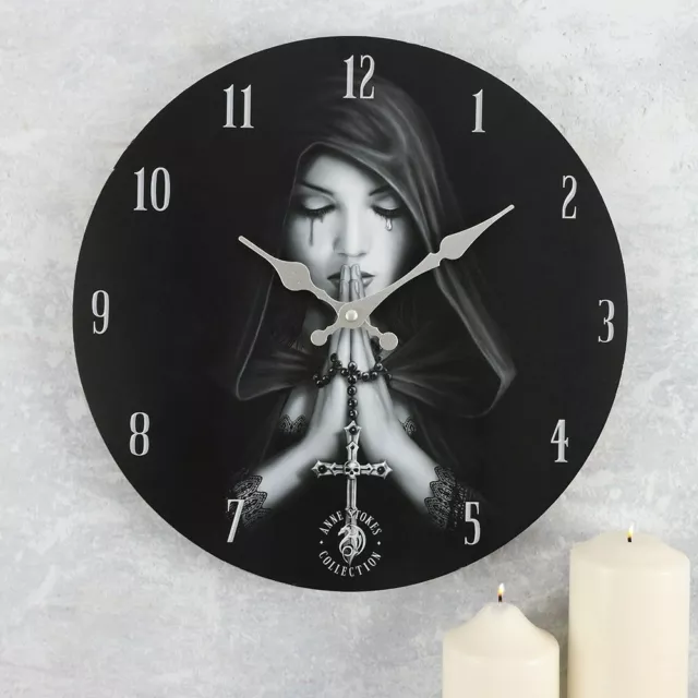 Beautiful Wall decoration CLOCK Wall Art Round 34cm Large Black White Gift Boxed