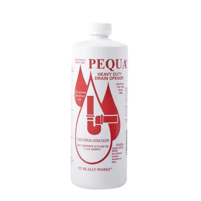 Manguera abridor de drenaje Pequa Industries P10232 32 oz limpia zuecos