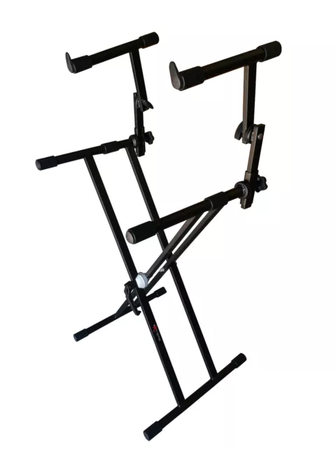 Extreme Ksxx2B Stand Supporto Tastiera A Doppia Xx Doppio Piano